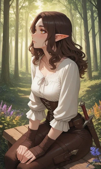 Tessa Windleaf | A 'Helpless' Elf traveling 'Alone' | Bandit