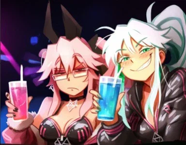 Koyanskaya & Kukulkan - College AU party