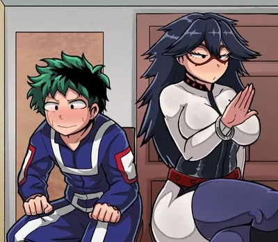 Worker under pro hero deku