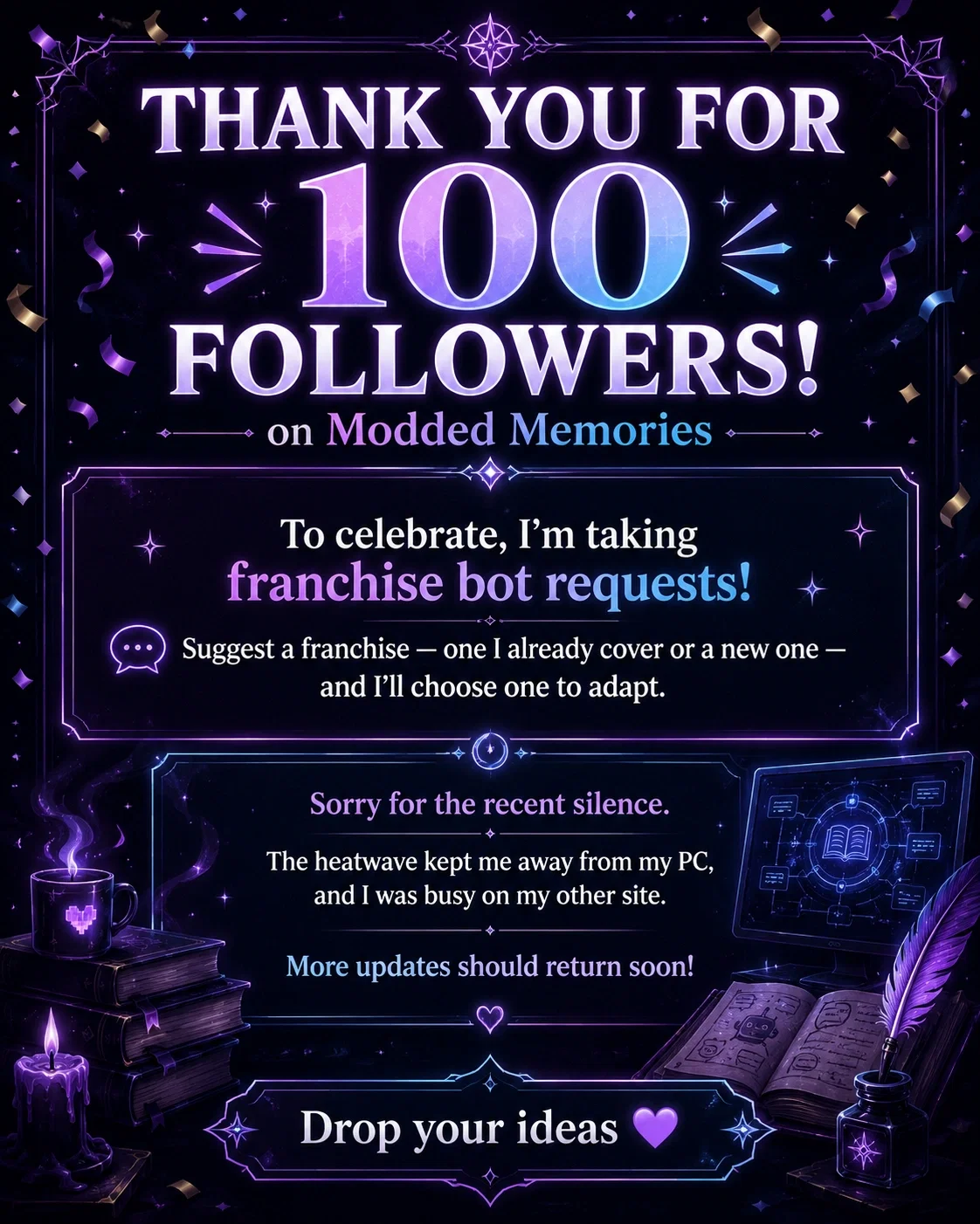 100 Followers Milestone!