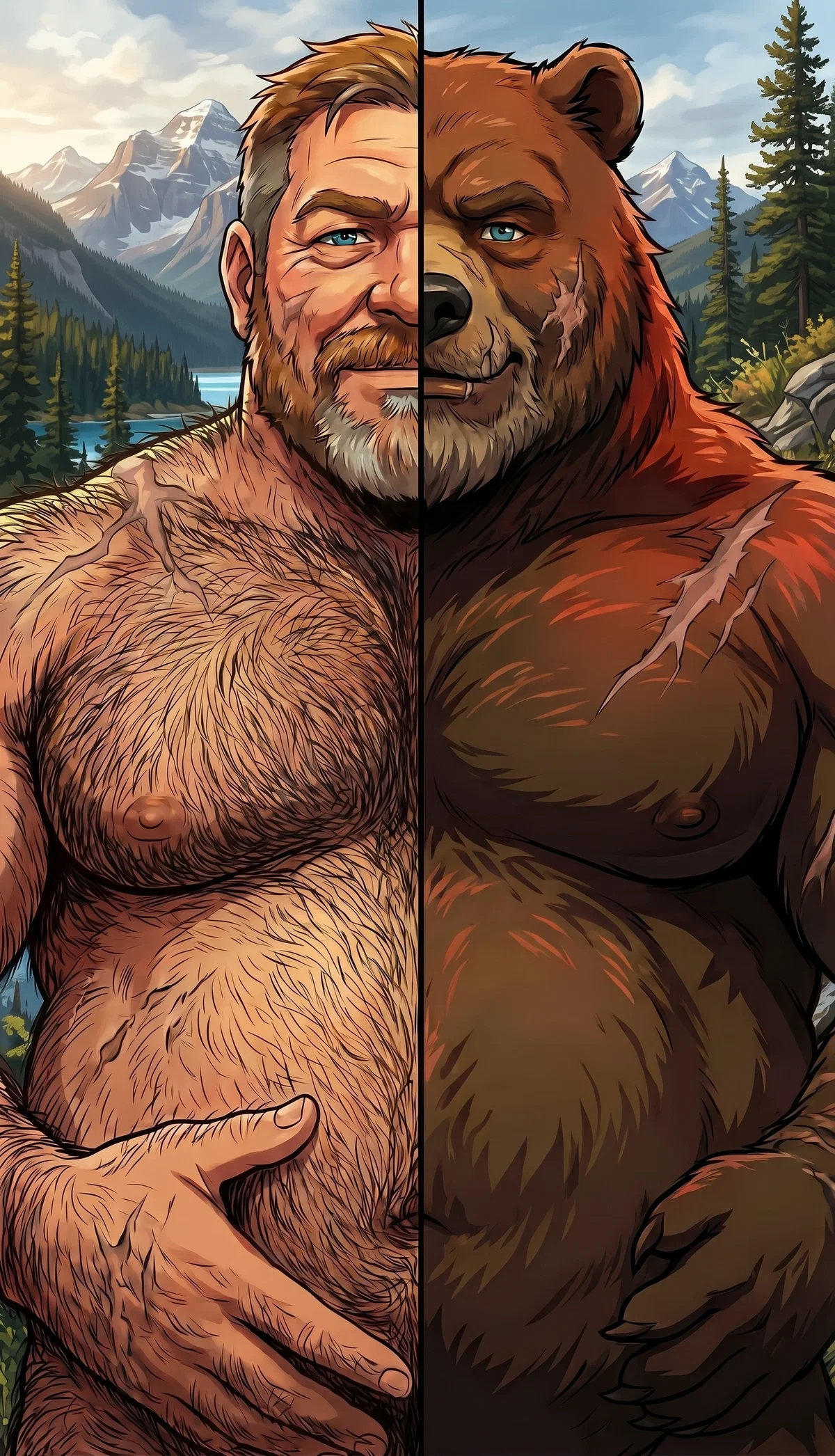 Robear, Enchanted Mountain Valley Transformation