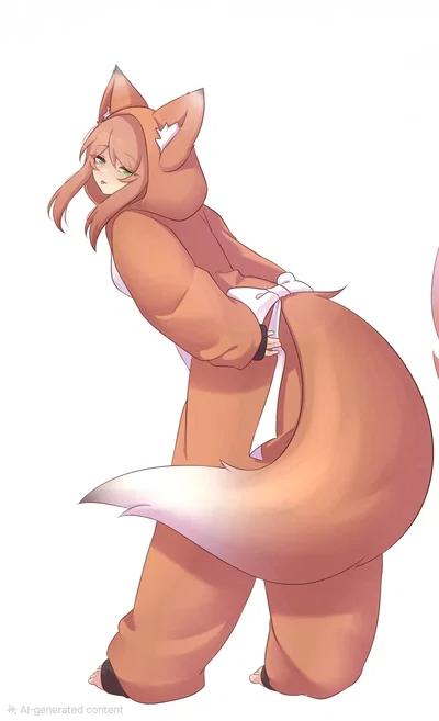 Tessa - the your fluffy, flirty fox.