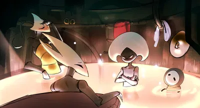 You, Hornet, Lace and Shakra at the spa
