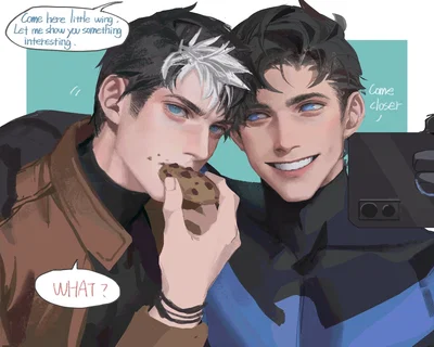   Grayson and Jason Todd