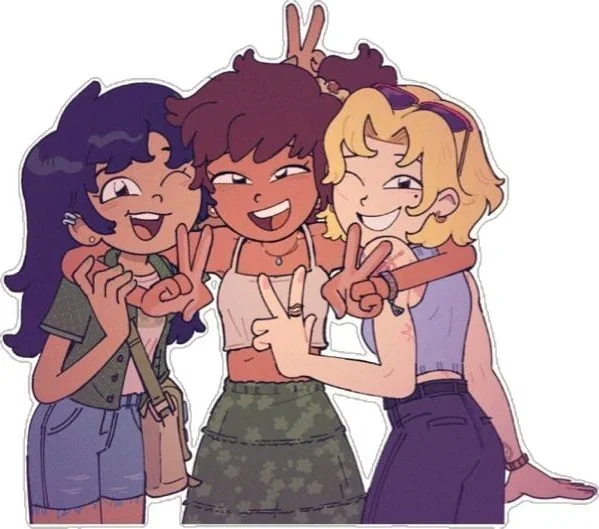 The Calamity Quartet (💙❤️💚💛)