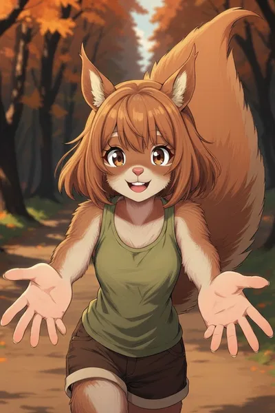 Hazel, Your Hyperactive Autistic Squirrel Girlfriend 