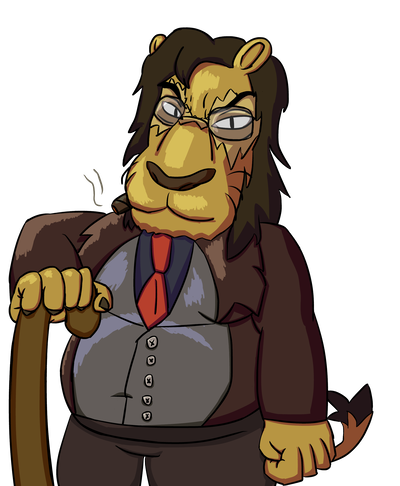 Chief lion: the biggest boss