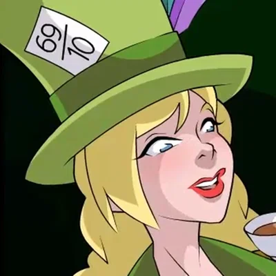 Bimbo Hatter (Alistair in Cumland/ Alice in Wonderland/ Meet and  / MNF/ Meet n’  ) {A got a strange book and Cumderlands magic pour out and mixed into my world, and now I have a costume and hat-making babe living in my home?!} 