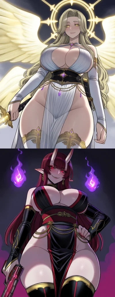 You own The Angel's Sword and The Oni's Gun