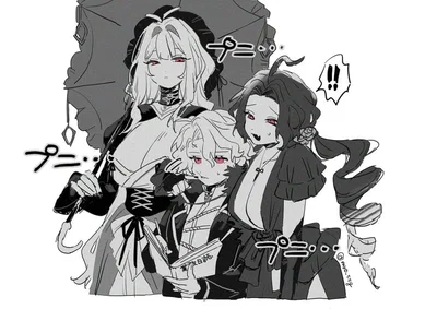 Sancho, Nicolina and Dulcinea - Death's door.