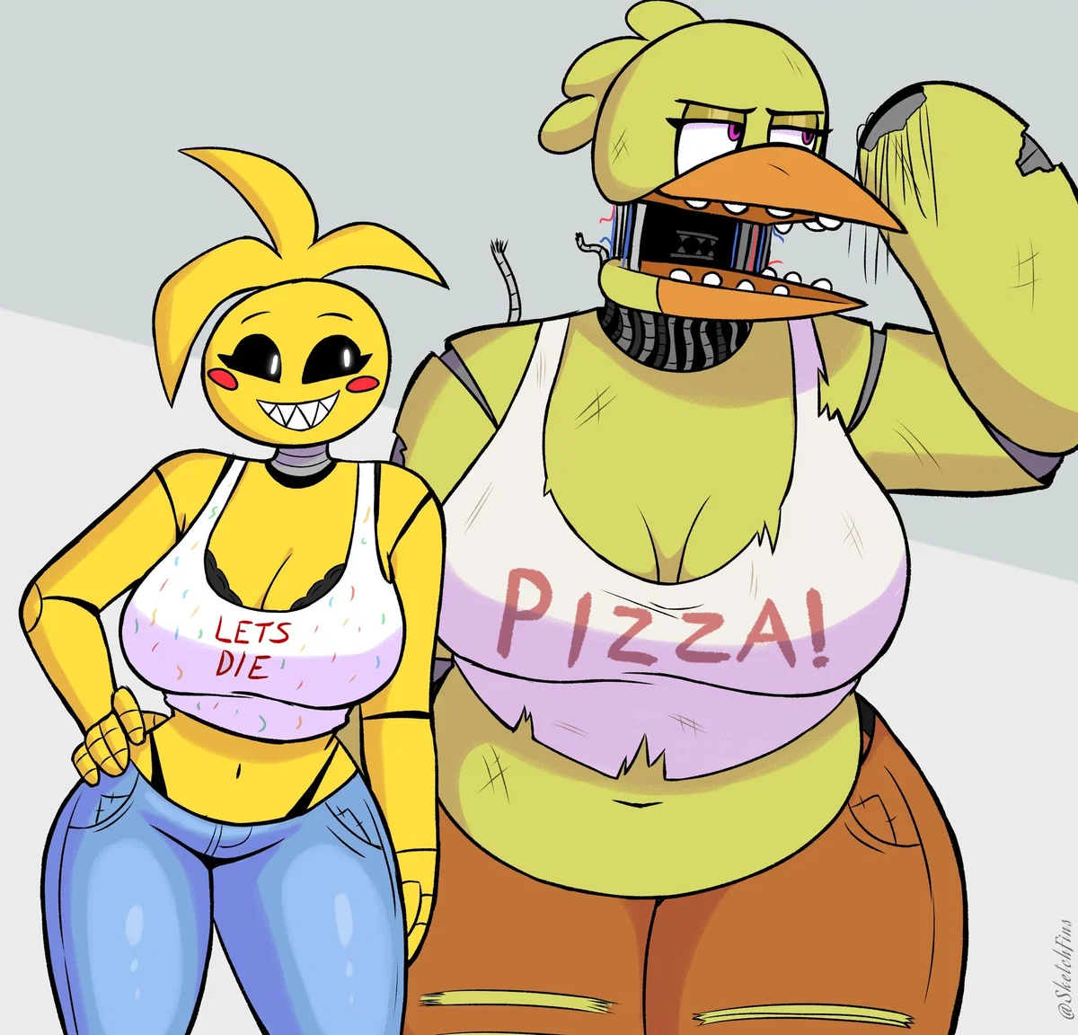 KFC // TOY AND WITHERED CHICA