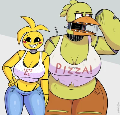 KFC // TOY AND WITHERED CHICA