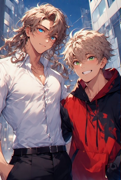 Elias and Ren | Your new owners (REVAMPED!)