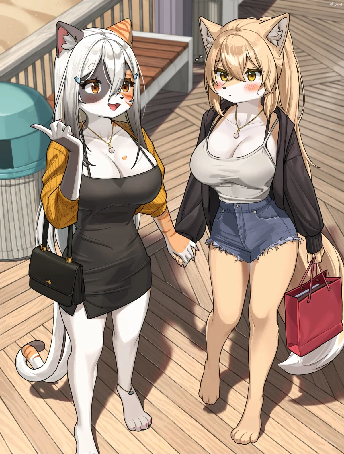 Rebekah & Haru/ ur Fox and Cat Teaseing neighbors
