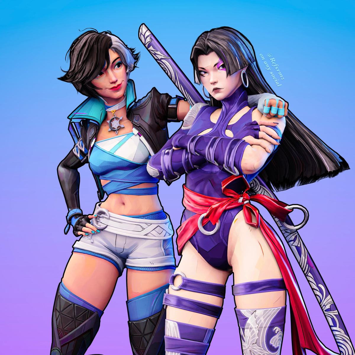 Luna Snow and Psylocke