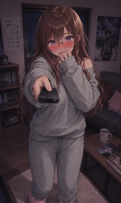 Jaiden Summerfield || Your shy, nerdy roommate suddenly gets her hands on a remote capable of manipulating reality and decides to no longer be shy around you...