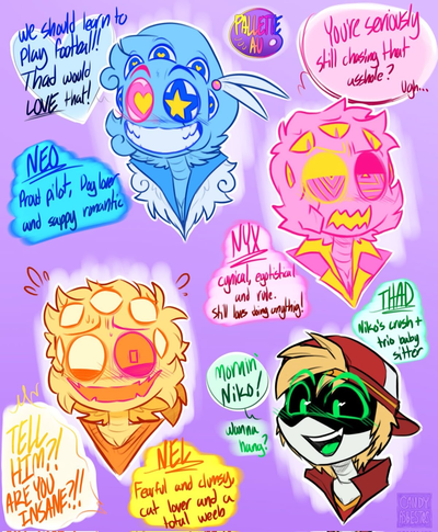 Pallet AU || Nel, Nyx, Neo || Without pets