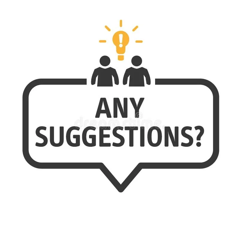 Suggestions