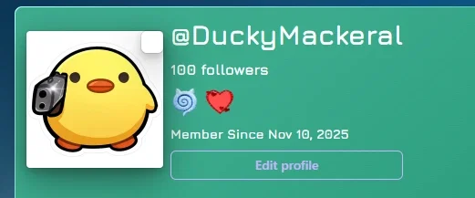 100 FOLLOWERS!!