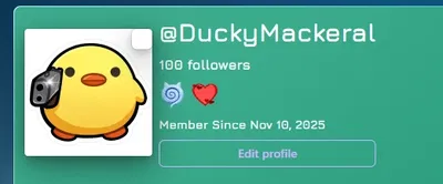 100 FOLLOWERS!!