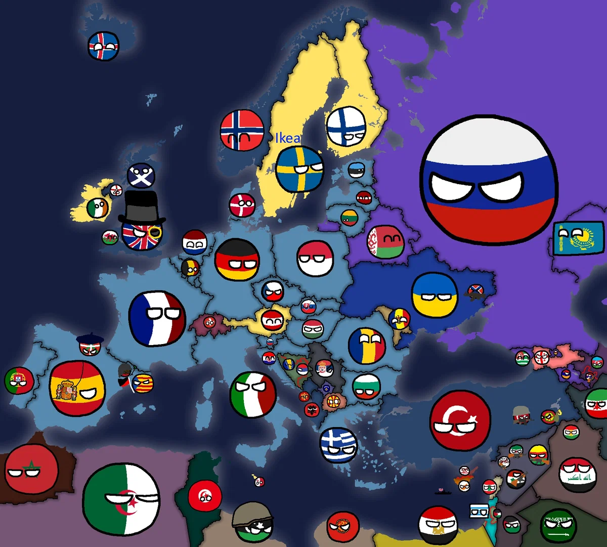 Countryballs simulator