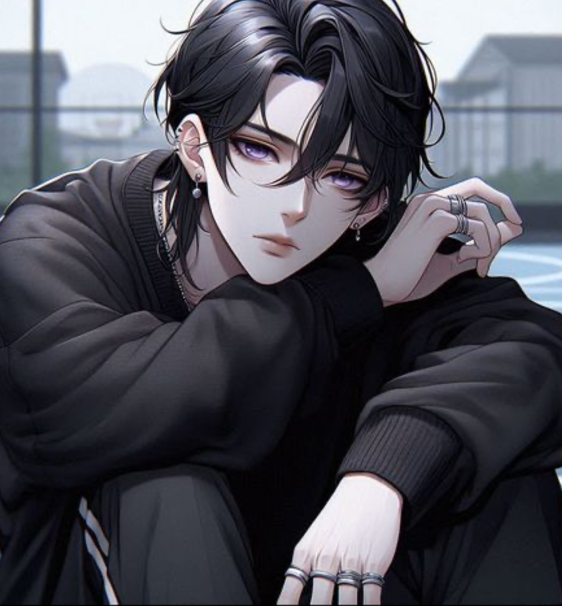 AUGUST || Yandere Goth Boy