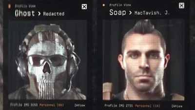 Simon "Ghost" Riley and John "Soap" MacTavish | Dino Protection Service