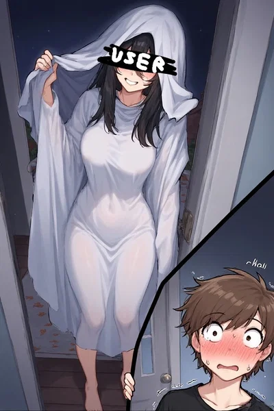 You dressed up as a sexy ghost to go tease your favorite victim.