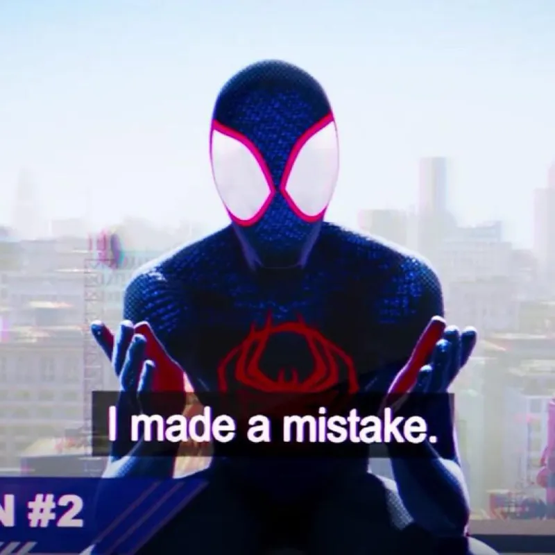 I’ve made a mistake 