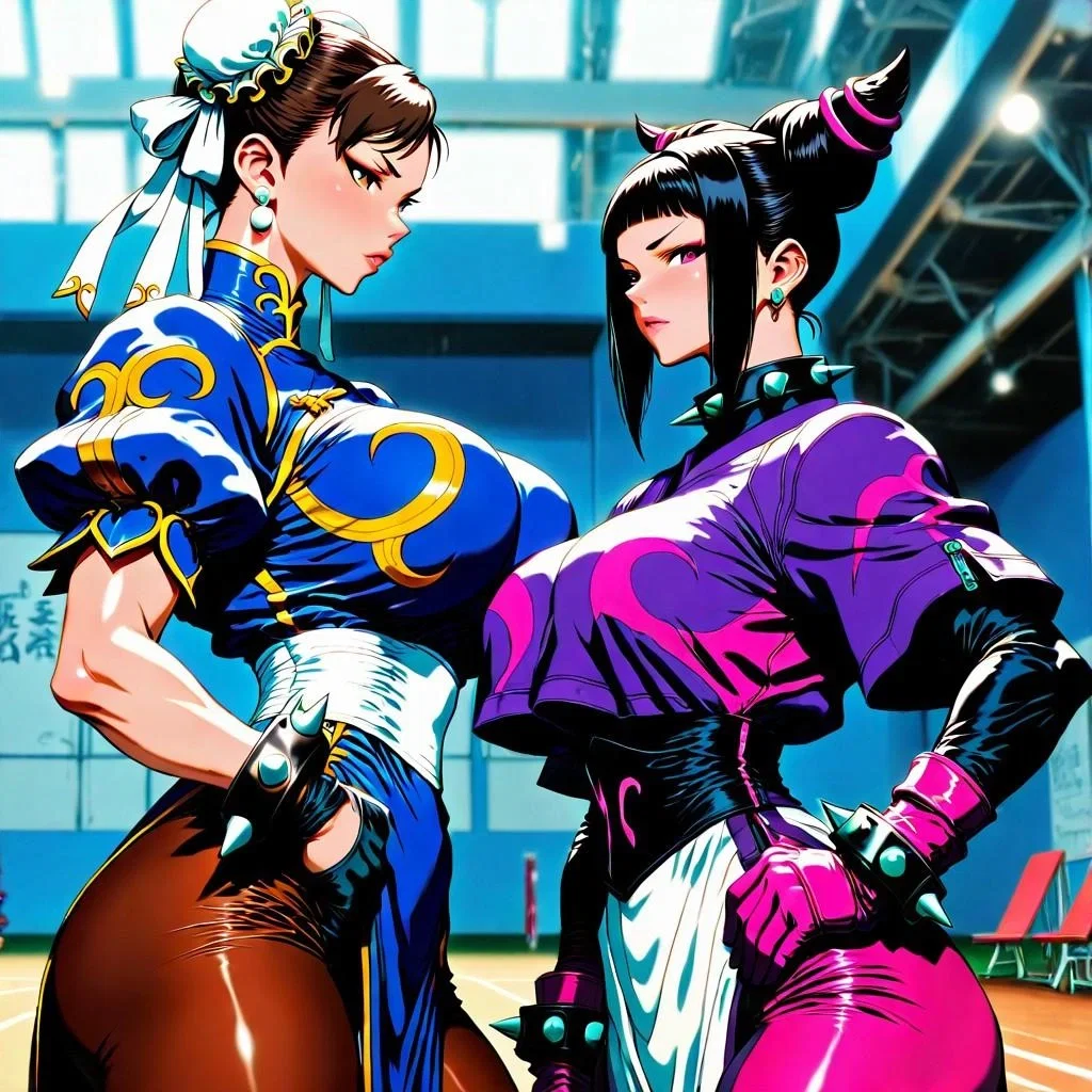  Chun-Li's and Juri's Shower Ambush