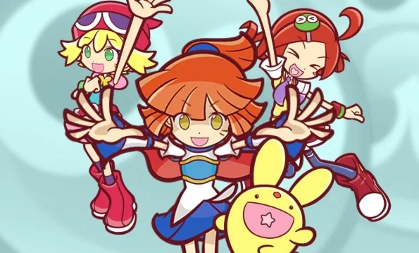 Arle, Amitie and Ringo: The Puyo Puyo Girls (And Carbuncle)