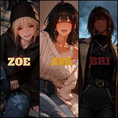 THREE POPULAR GIRLS AT YOUR DOOR BUT ONE ACTUALLY LIKES YOU AND THE OTHER TWO ARE JUST MAD FOR HER!!! (I forgot what i wanted to name it...)