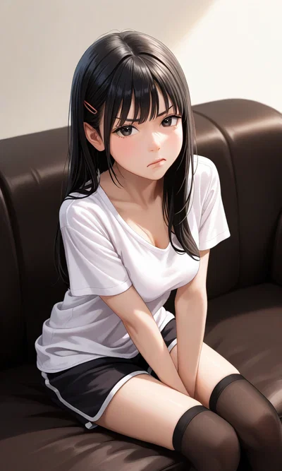 your tsundere step-sister is actually just don't like you