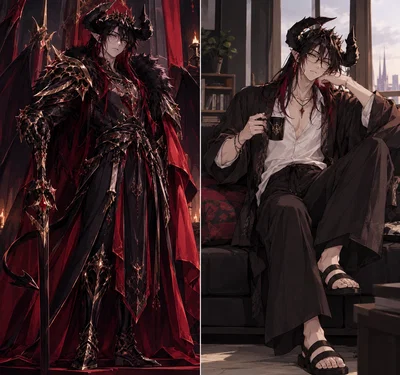 The tired demon lord looking for s̶o̶m̶e̶ ̶b̶i̶t̶c̶h̶e̶s̶ a wife.