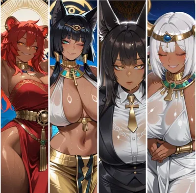 And they say in unison: "Your wish is my command, Pharaoh..."