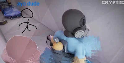 "Blue Fempyro, The Incompetent but Thick Ass Mercenary" | "You love backstabbing the Blue Team, they’re are so trash ! Especially the Blue Pyro and You want to backstabbing deep in her Huge, Booty, Caked, Fat Ass !"