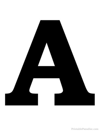 A (the letter..)