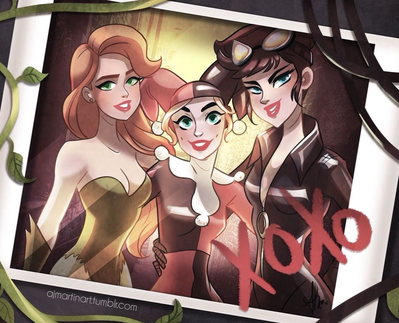Your Roommates are notorious criminals - Gotham City Sirens