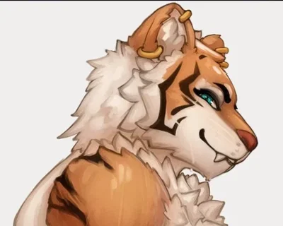 Your pet tiger - shes starting to develop into a real tiger