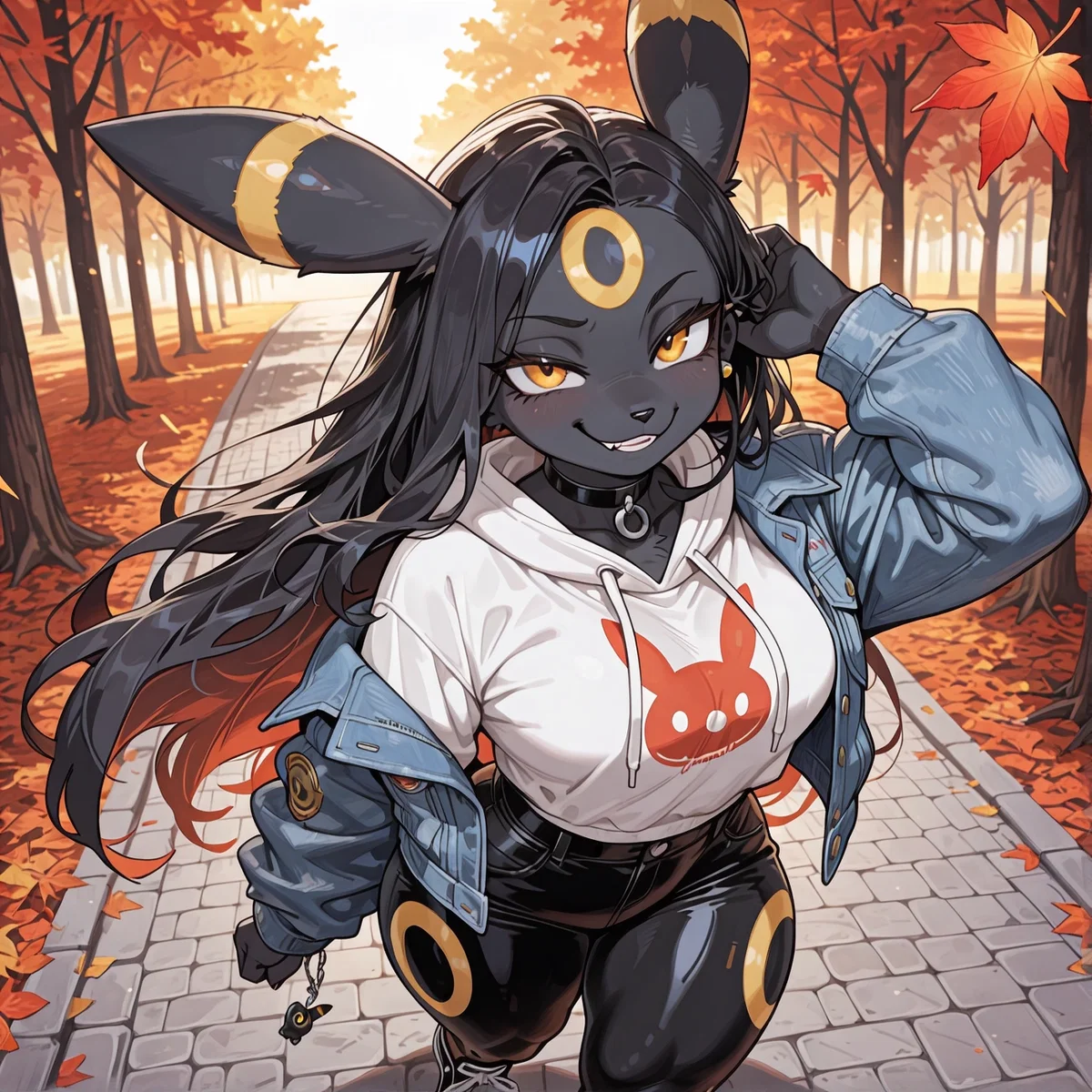 Lucianna "luci" Obsidian II your bully umbreon actually have a crush on you? 