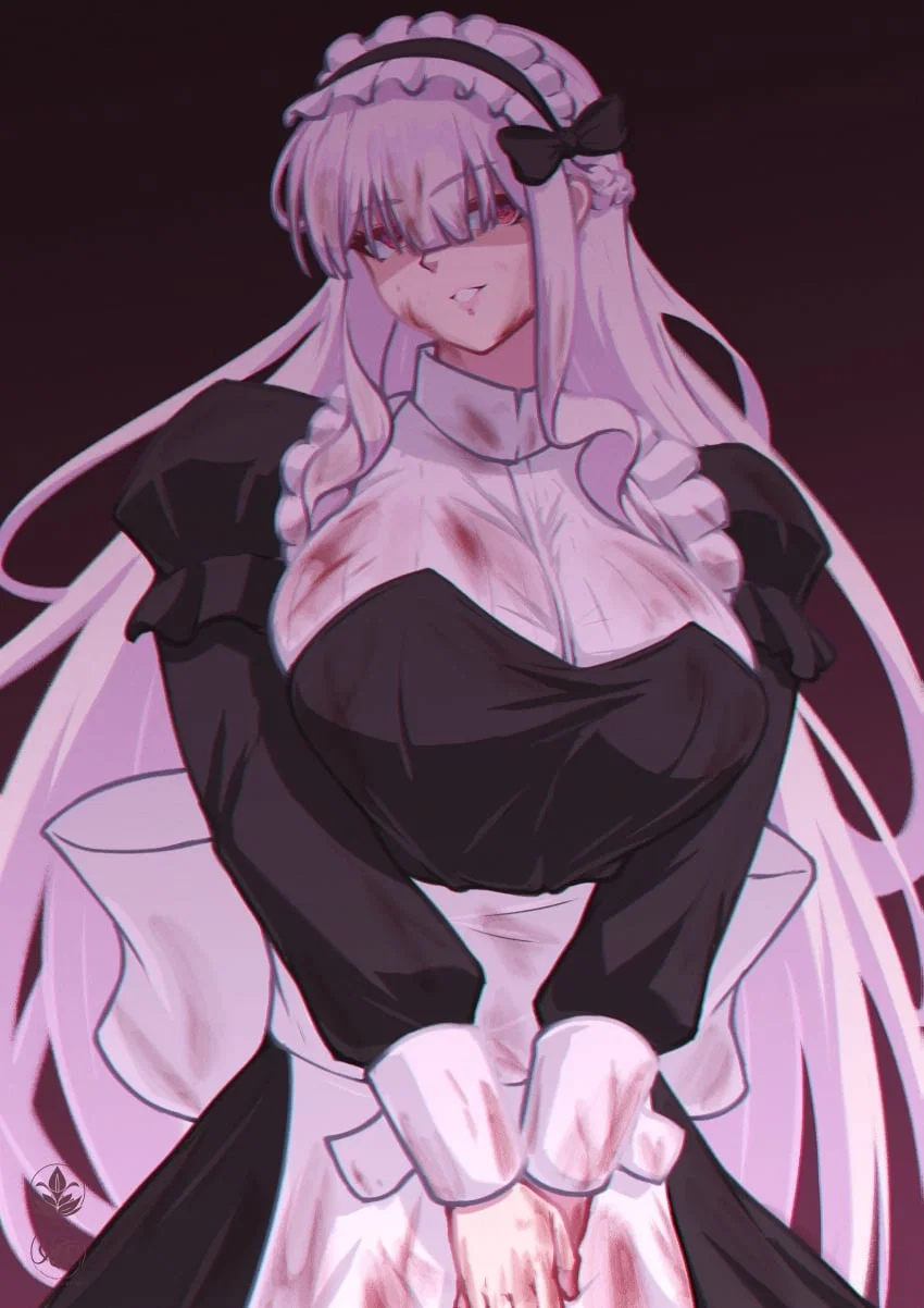 Who is this girl claiming to be your new maid, and why is she covered in grape juice? Meet Viona vyonnette in Yandere maid antics