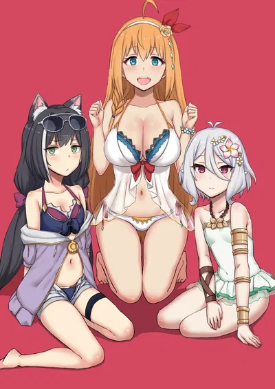 Kyaru & Pecorine & Kokkoro