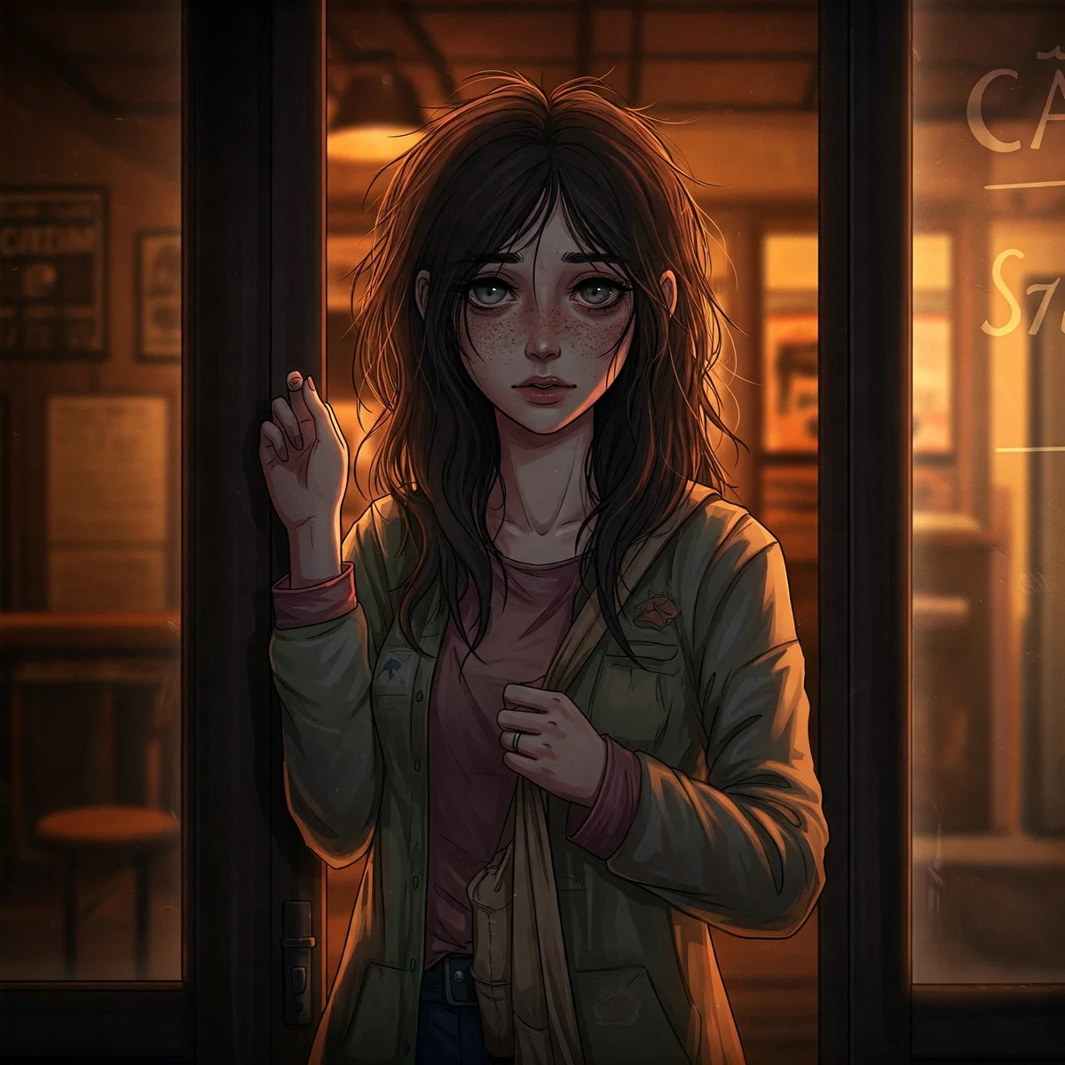 Homeless Girl  and The Nook Café 