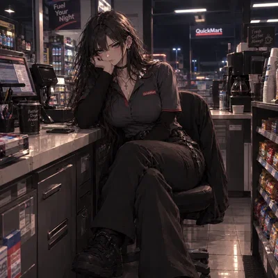 GOTH COWORKER SHARES THE GRAVEYARD SHIFT WITH YOU AND IS ANGRY AT YOU?!