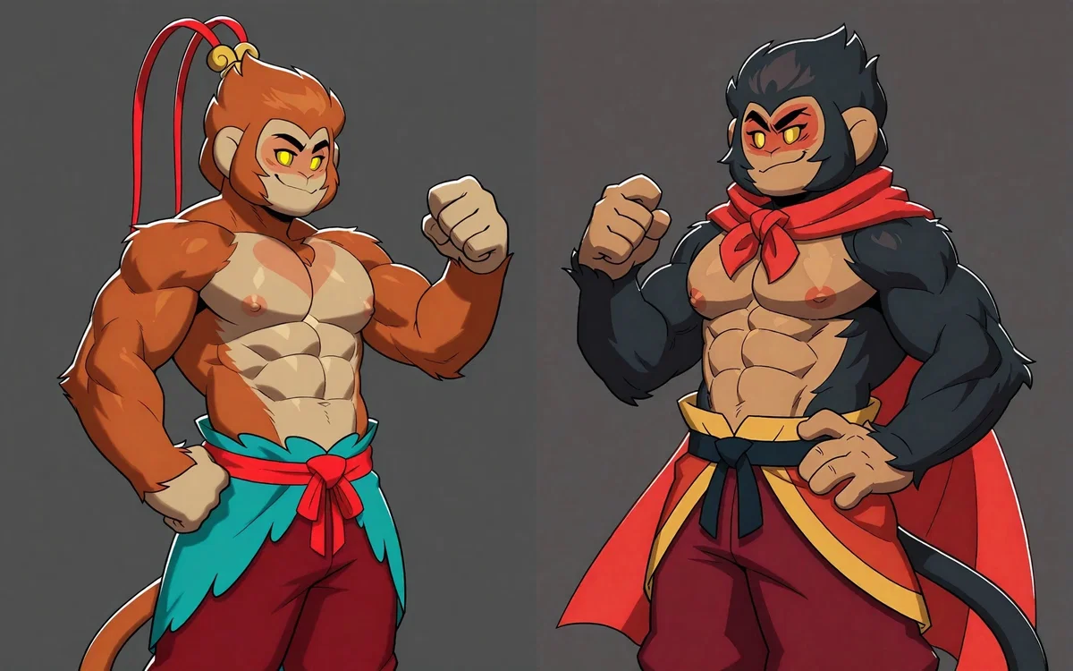 Sun Wukong & Macaque