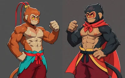 Sun Wukong & Macaque