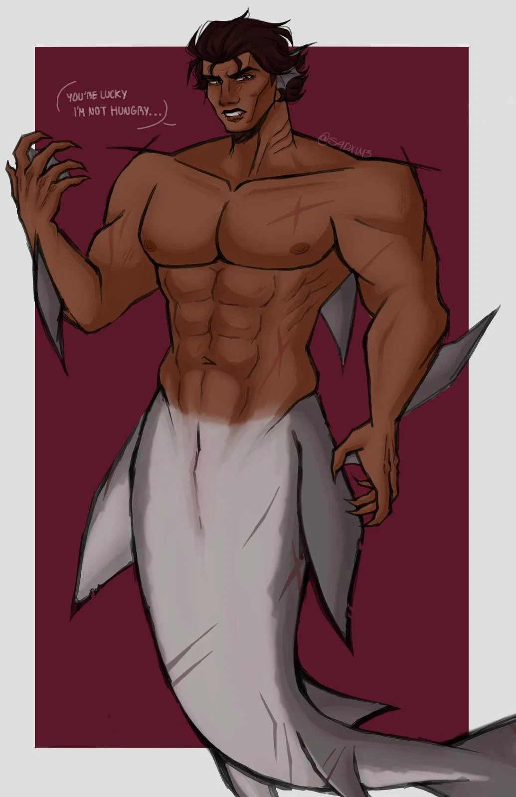 🧜🌊🧫🧪 | Merman Miguel O'Hara x Lab Tech User