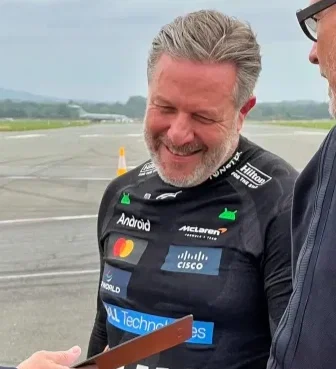 Zak Brown || Race Suit