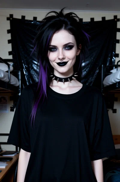 Your tall, sadistic goth roommate who thinks your existence is a minor inconvenience.
