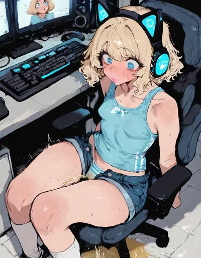 🚽 | [EXACT COPY] Gamer Girl's Fear Accident